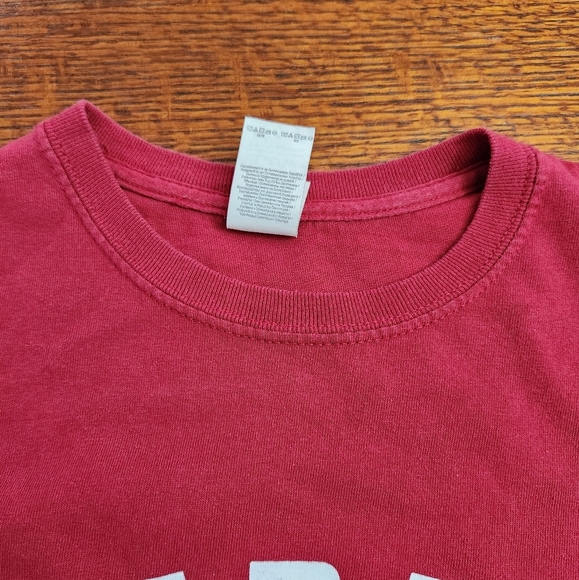 Gilden Aabama Roll Tide red tee shirt mens medium 100% cotton - Picture 7 of 8